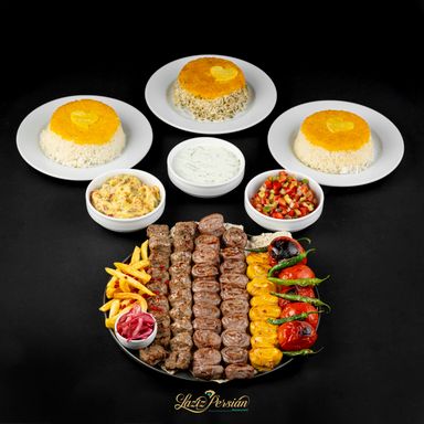 🕴 VVIP Mixed Grill Party For 4 Person (5 Kabab + 3 rice + 3 appetizer)