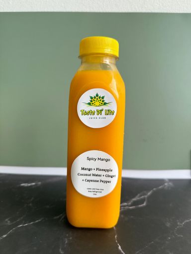 Spicy Mango - Mango + Pineapple + Coconut Water + Ginger + Cayenne Pepper