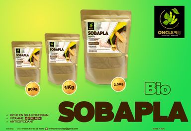 SOBAPLA BIO (250g, ,500g, 800g, 1kg et 2.5kg