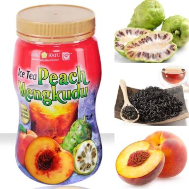 Ice Peach Tea Mengkudu by JRM Bonda Rozita