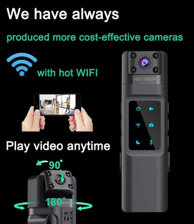 Mini câmara Gravador de vídeo digital HD wifi visão nocturna