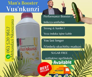 Mans Performance Booster | Vus'Nkunzi 