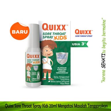 Quixx Sore Throat Spray Kids