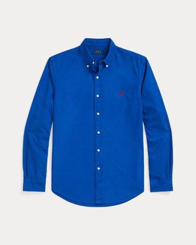 Men's Garment-Dyed Oxford Shirt (Slim)