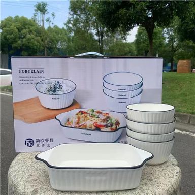 5pcs Ceramic Bowls