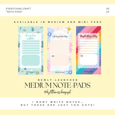 Notepads Medium