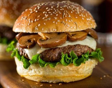 Mushroom burger