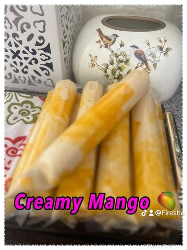 Creamy Mango Popsicle  