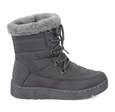 Ankle Fur-lined Snow Boots GREY