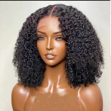 14 inch  kinky curl bob