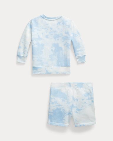 Polo Bear Fleece Sweatshirt & Short Set