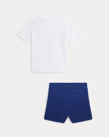 Big Pony Cotton Tee & Fleece Short Set