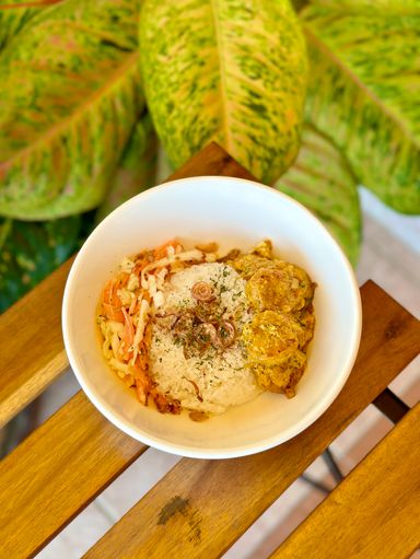 Burmese Prawn Rice Bowl