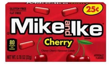 Mike And Ike Cherry Flavored Mini Boxes 