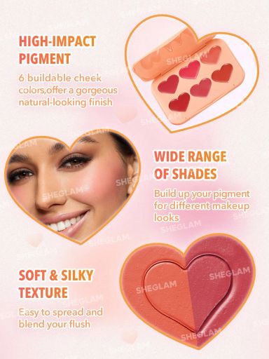 SHEGLAM Flush Crush Cream Blush Palette - Cottage Core Garden