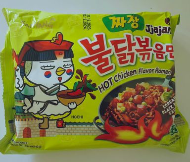 Samyang Jjajang Hot Chicken Flavored Ramen Single Packs 