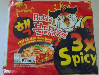 Buldak X3 Times Spicey Ramen Noodles 5 pack