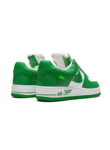 Nike X Luis Vuitton Aire Force 1 Low “Virgule Avalon White/Green sneakers 