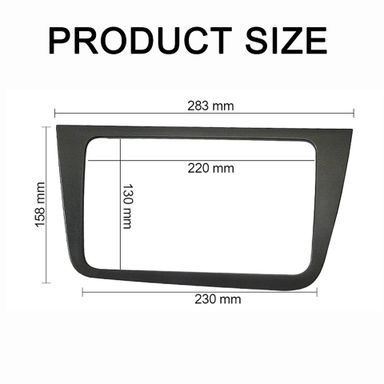Moldura para rádio 2din Seat Altea e Toledo 2004 a 2009 NOVO