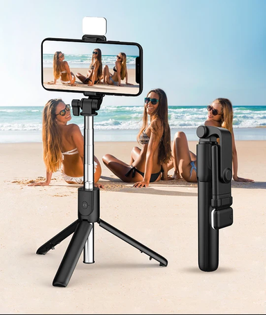 Mobile phone selfie stick Booth with beauty light remote control multifunctional live desktop tripod