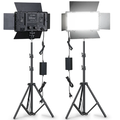 RECHARGEABLE LED Photo Studio Light For Tiktok Youbute Game Live Video Lighting 40W/50W Portable Video Recording Photography Panel Lamp. + 2.1m tripod stand 8806 tripod 210cm tripod for ring light for camera Phone Stand LED Ring Lamp Stand Light Photography