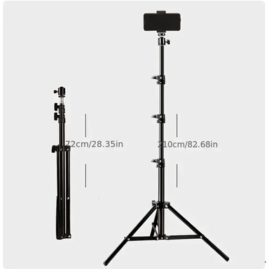 RECHARGEABLE LED Photo Studio Light For Tiktok Youbute Game Live Video Lighting 40W/50W Portable Video Recording Photography Panel Lamp. + 2.1m tripod stand 8806 tripod 210cm tripod for ring light for camera Phone Stand LED Ring Lamp Stand Light Photography