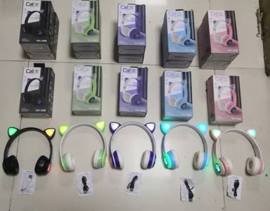 Gaming Headset Wireless BT TWS Stereo Music Earphone Cute Cat Ear STN-28 Gaming Earbuds MZ-023 VIM-23M VIV-23M P47M Headphones