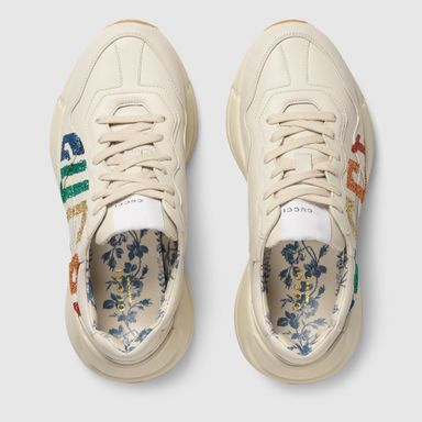 Women’s Rhyton glitter Gucci sneakers 