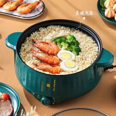 Stainless Steel Multifunctional Electric Pots Mini Cooking Pot Nonstick Fry Pan Household Kitchen Pot Electric