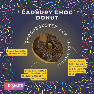 Cadbury Choc Donut 