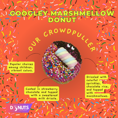 Googley Marshmellow Donut 