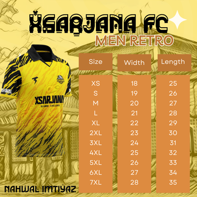 XSARJANA FC HOME KIT (FREE NAMESET, BOLEH WS DETAIL NAMESET SELEPAS PAYMENT)