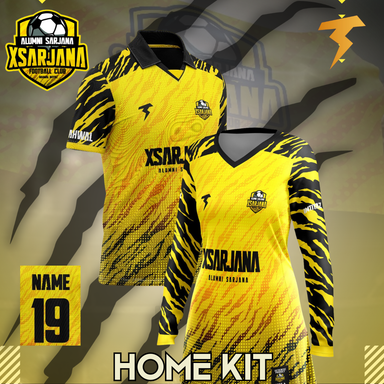 XSARJANA FC HOME KIT (FREE NAMESET, BOLEH WS DETAIL NAMESET SELEPAS PAYMENT)