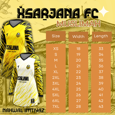 XSARJANA FC HOME KIT (FREE NAMESET, BOLEH WS DETAIL NAMESET SELEPAS PAYMENT)