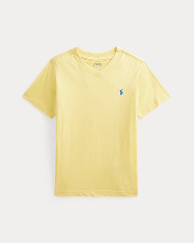 Cotton Jersey V-Neck Tee