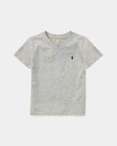 Cotton Jersey V-Neck Tee