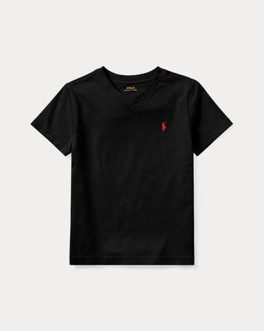 Cotton Jersey V-Neck Tee