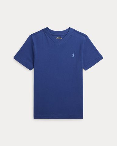 Cotton Jersey V-Neck Tee