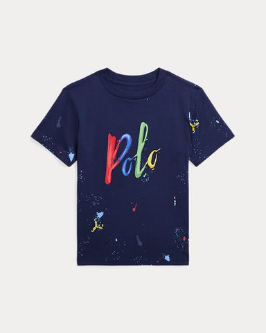 Paint Logo Cotton Jersey Tee