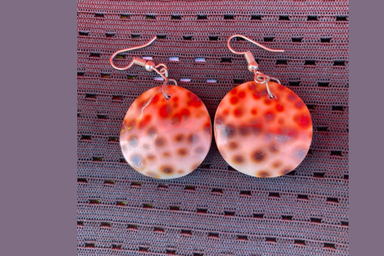 Earing Polished Shell