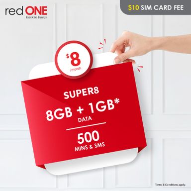 RedOne Super8 8GB Data Renewal Plan