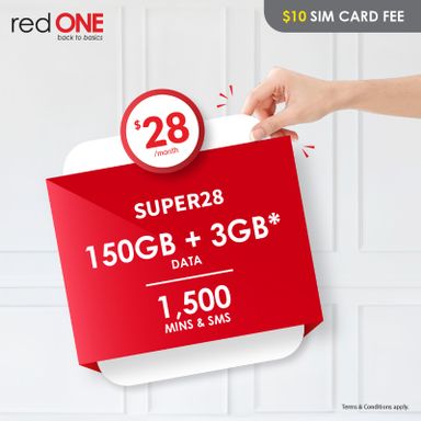RedOne Super28 150GB Data Renewal Plan