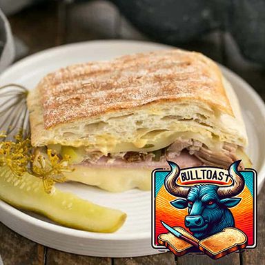 X1 Ciabatta Panini Smoked beef - Cheddar - Es Teh