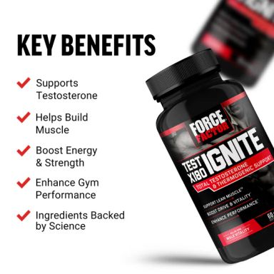 FORCE FACTOR TEST X180 IGNITE 60 CAPSULES