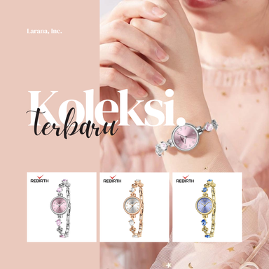 Berlian Jam Gelang Elegan Korea Jam Tangan Cewek [ORIGINAL]