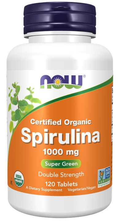 Spirulina Double Strength, 1000 mg Organic Tablets