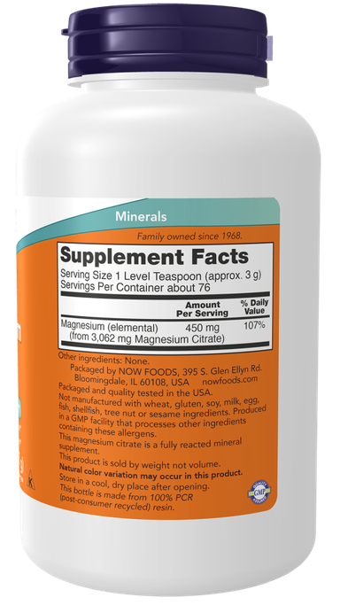 Magnesium Citrate Pure Powder