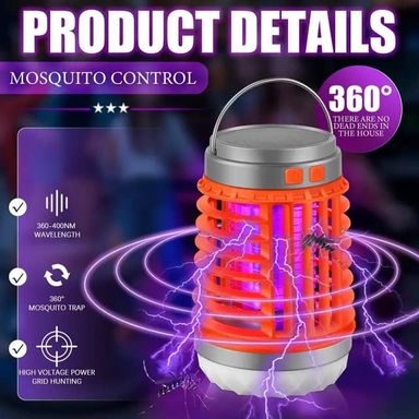 2024 the latest indoor charging UV violet lights trap mosquito killer lamp