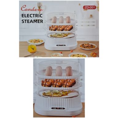 J 4220. Electric Food Steamer, 3 Tier.