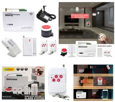 G 4149. Wireless Security Fire Alarm System.